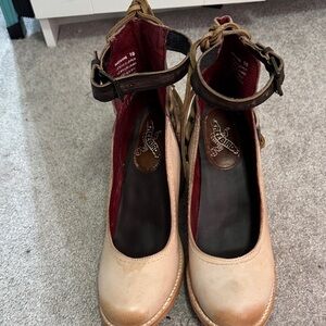 Freebird by Steven Cream Lace Up Boots